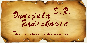 Danijela Radišković vizit kartica